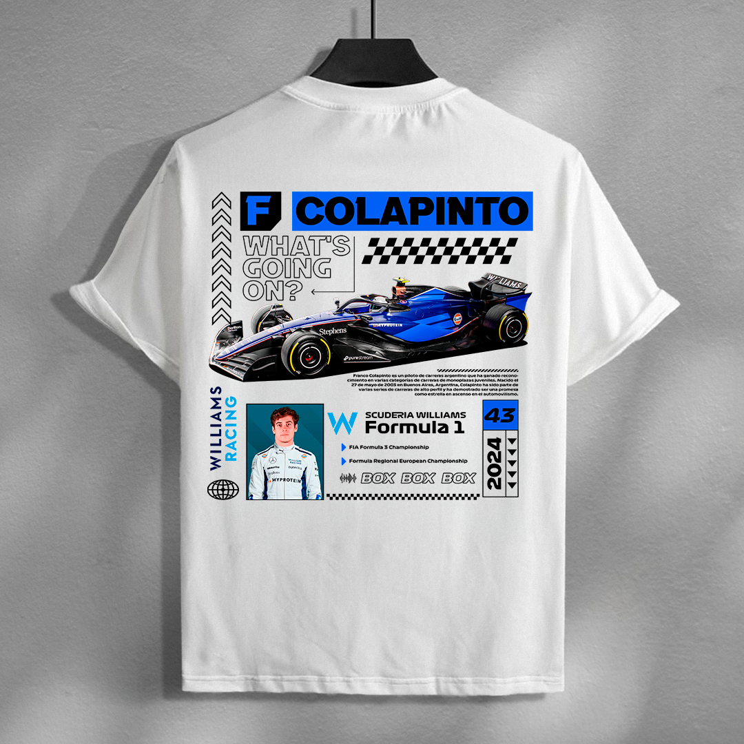 F1 design for printing on t-shirts