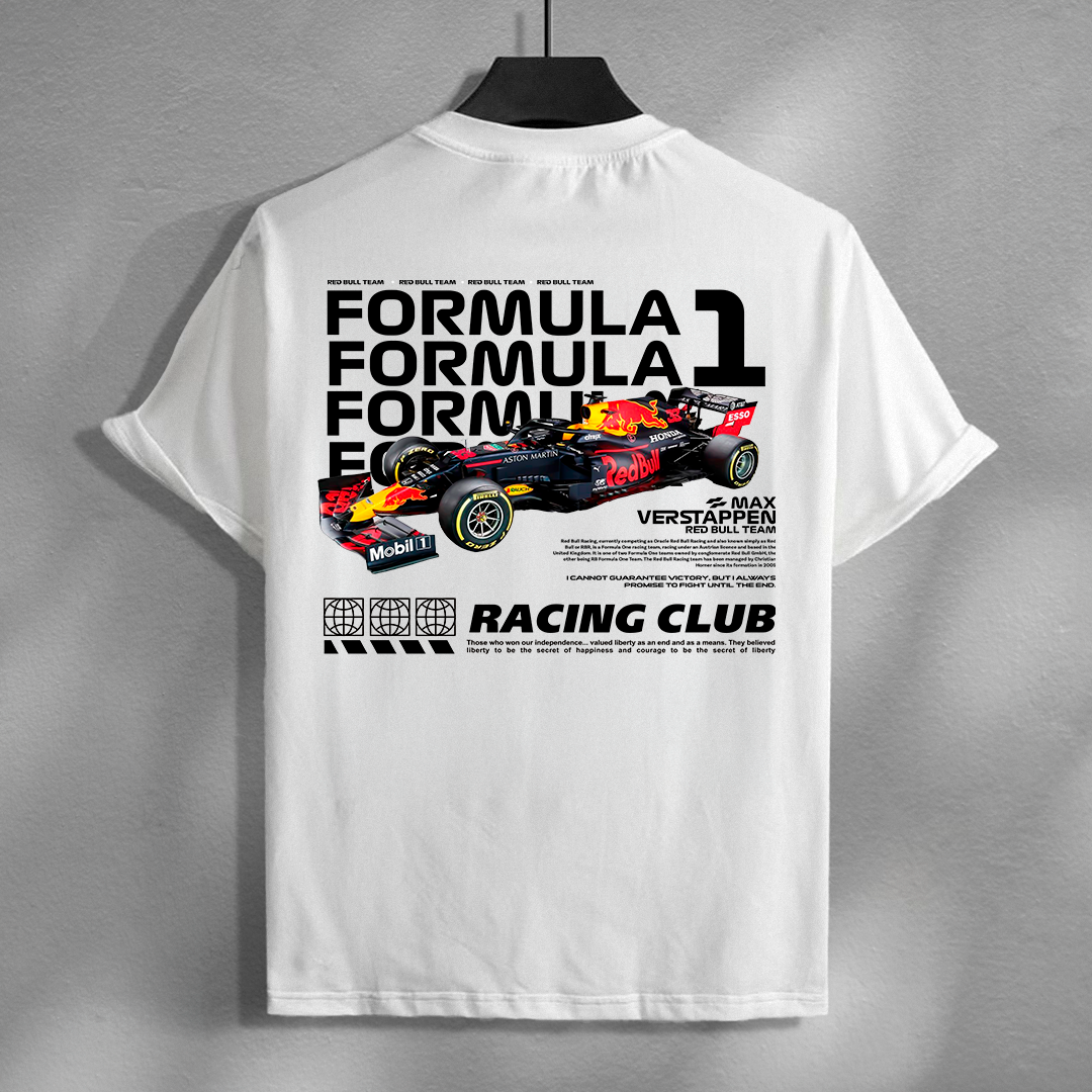 F1 car design for printing on t-shirts