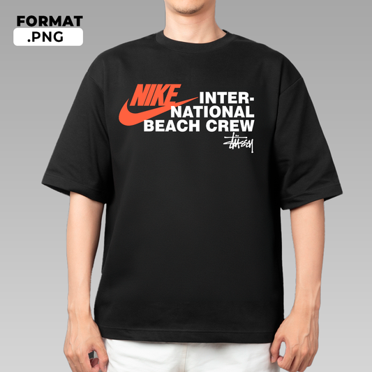 Nike Internacional Beach Crew - T-shirt design