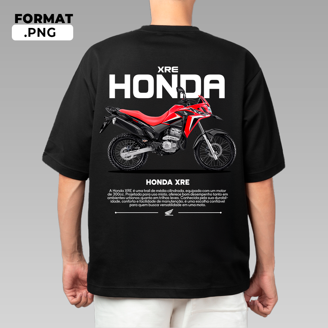 HONDA XRE - T-shirt design