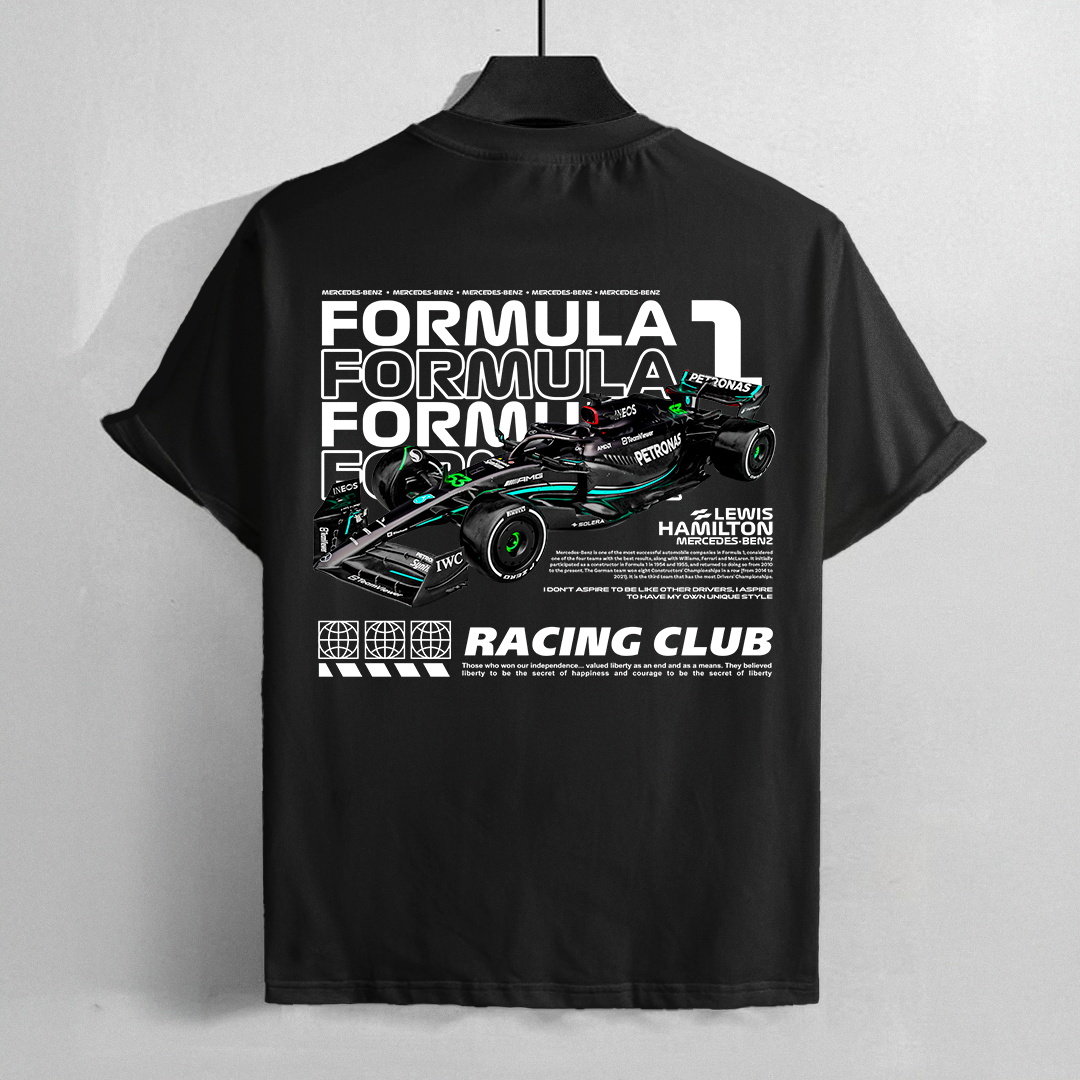 F1 car design for printing on t-shirts