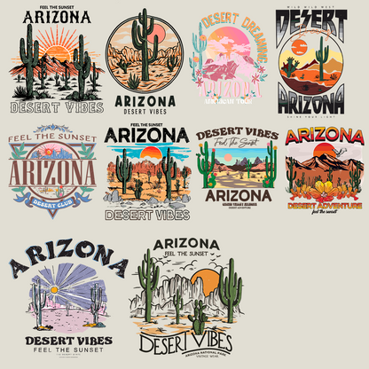 10 PNG - SVG Arizona Desert designs