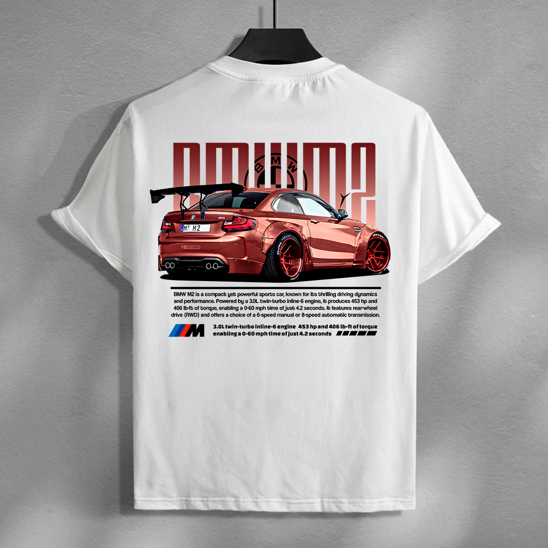 car t-shirt desing - bmw m2