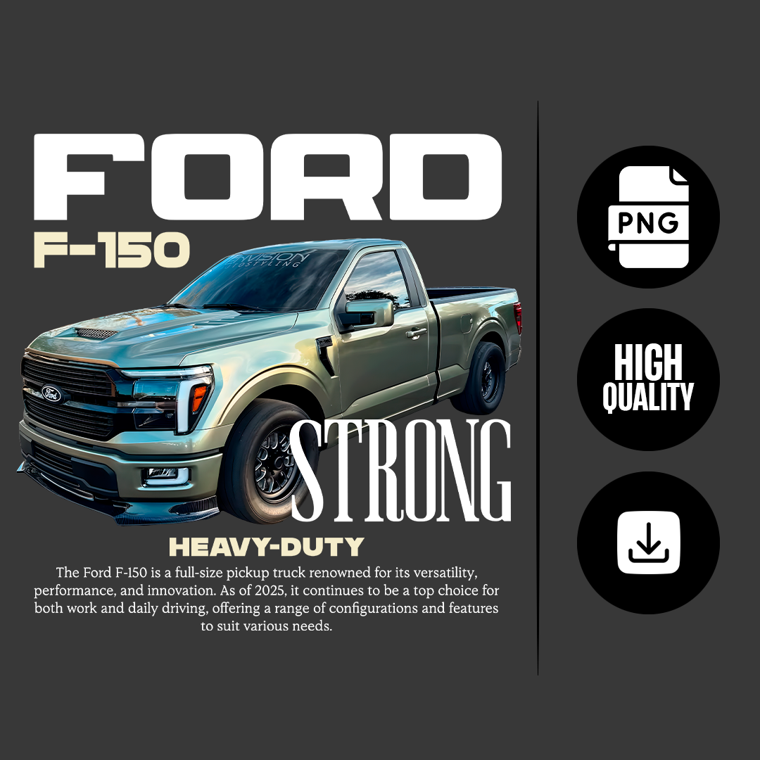 Automotive illustration T-shirt design – instant digital