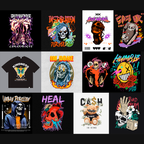 +50 URBAN STREETWEAR DESIGNS FOR T-SHIRT