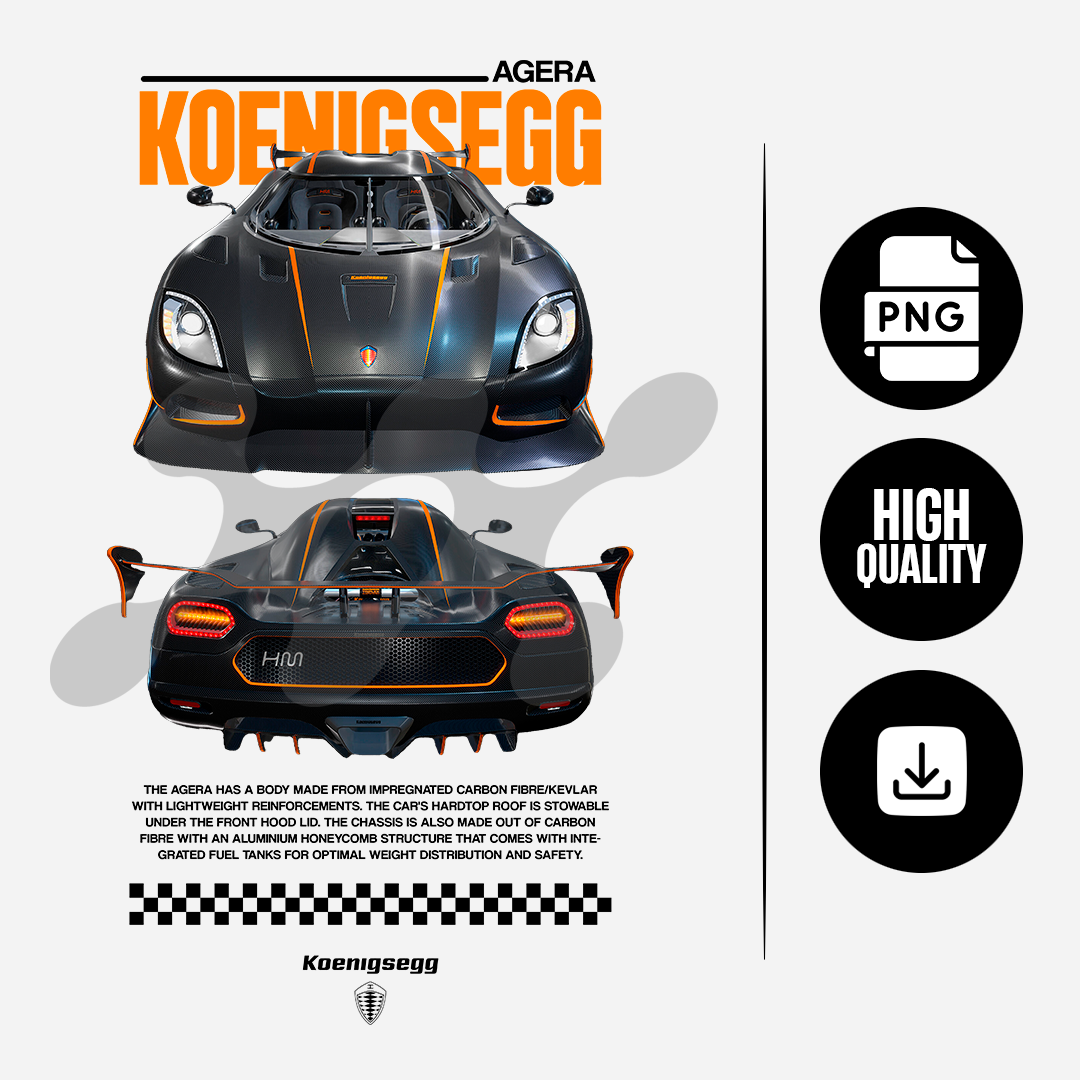 Car t-shirt design - KOENIG AG