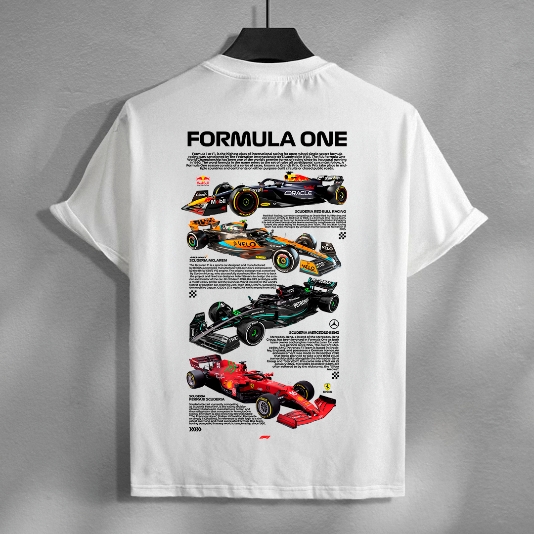 F1 design for printing on t-shirts