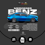 car t-shirt design - mercedes benz cle
