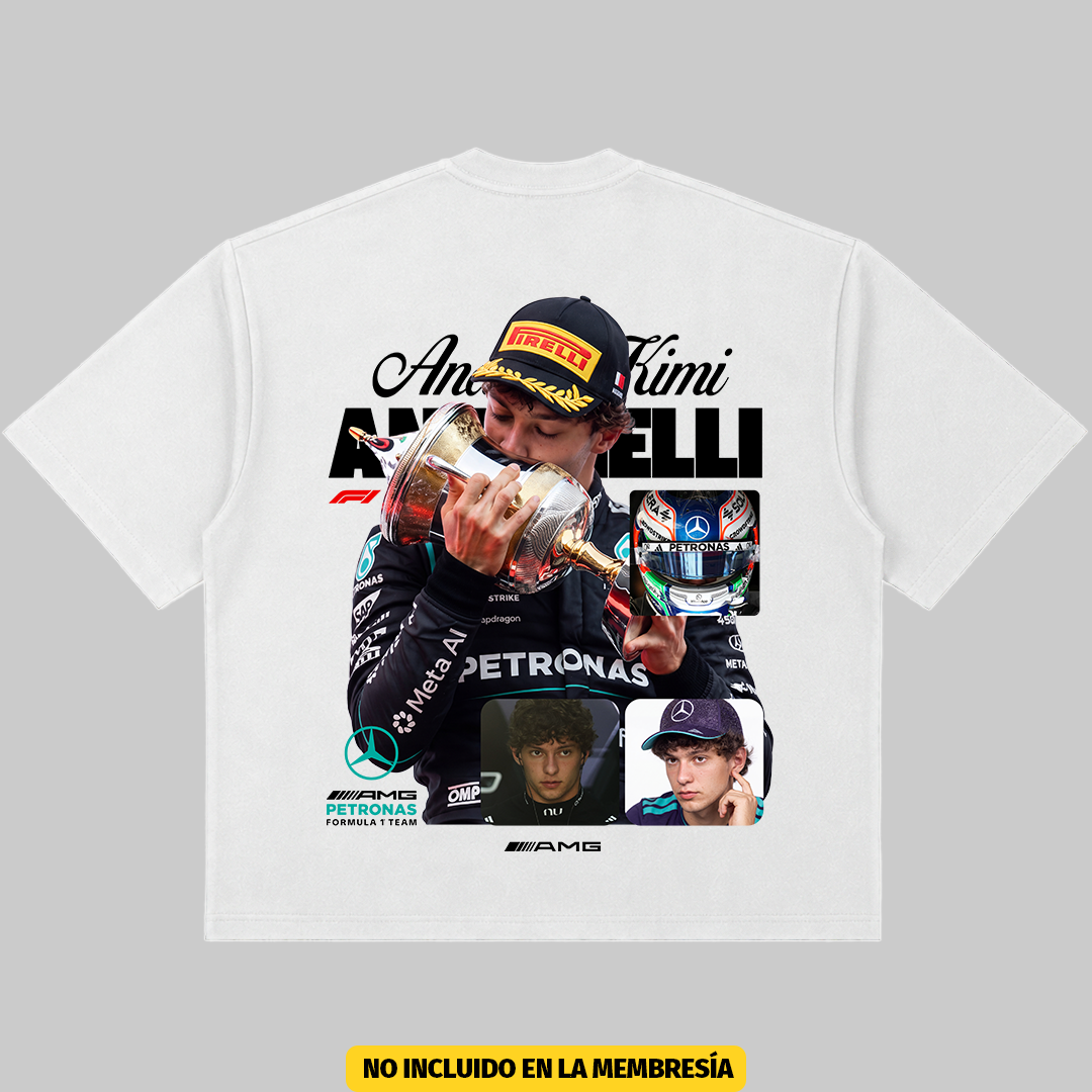 Digital File - Andrea Kimi Antonelli AMG t-shirt design
