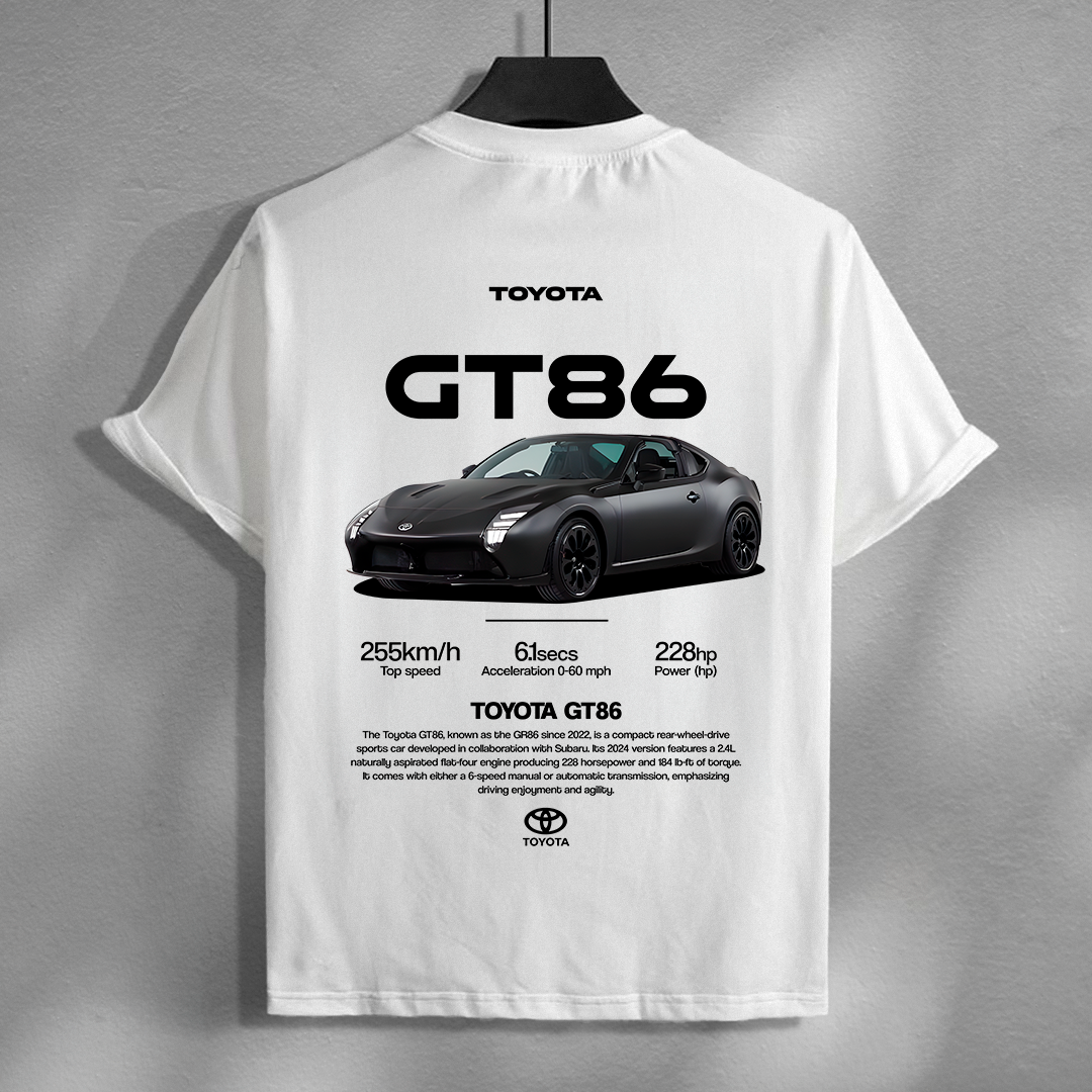 car t-shirt desing Toyota GT86