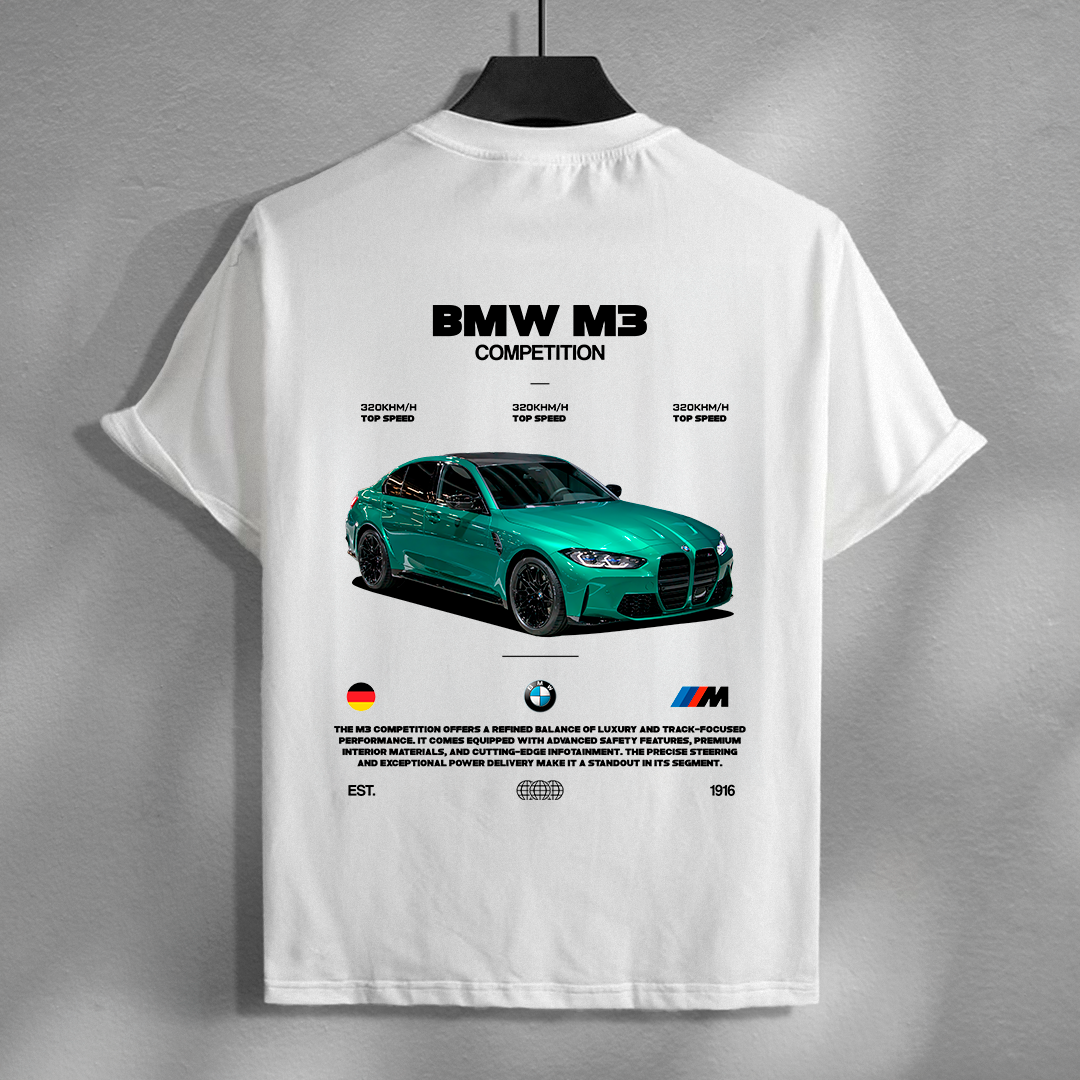 car t-shirt desing - bmw m3 competition