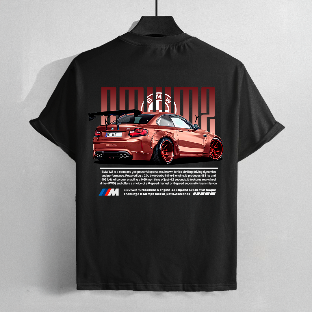 car t-shirt desing - bmw m2