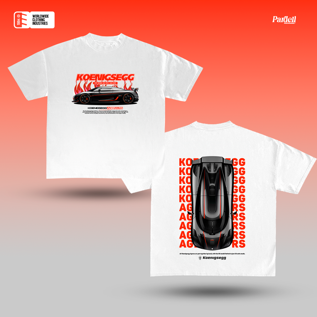 Koenigsegg Agera Rs / T-shirt design