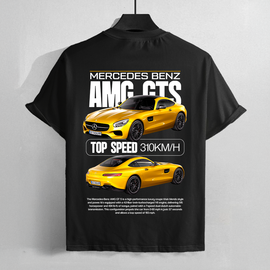 Mercedes Benz AMG GTS - t-shirt design