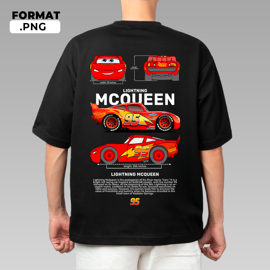 Lightning Mcqueen - T-shirt design