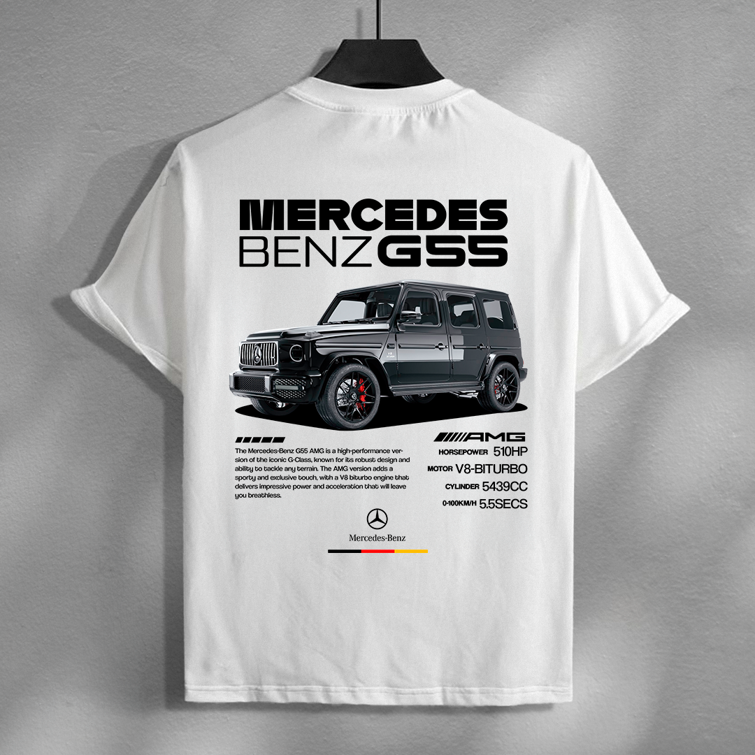 car t-shirt design - mercedes benz g55