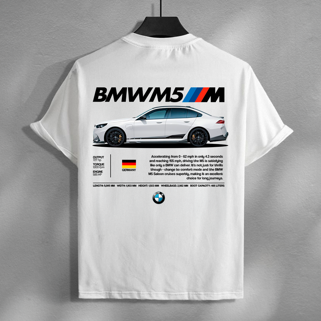 car t-shirt design - bmw m5