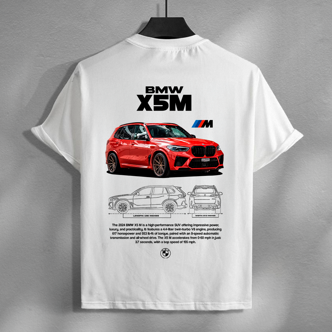 car t-shirt desing - bmw x5m