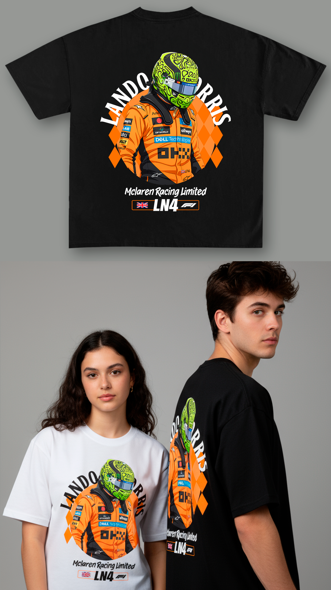 LN4 UK driver MCL - t-shirt design png
