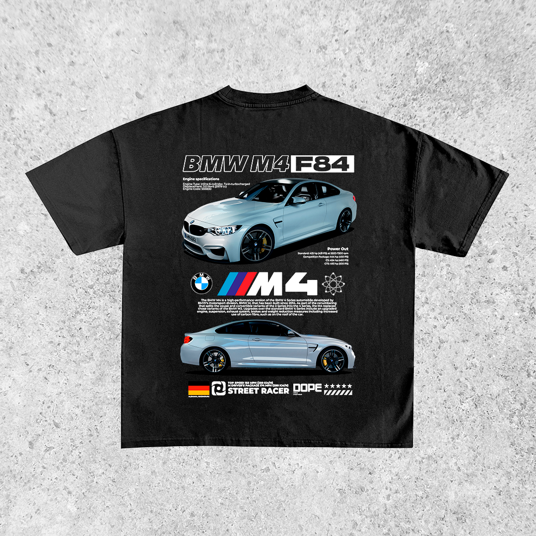 BMW M4 F84 - t-shirt design