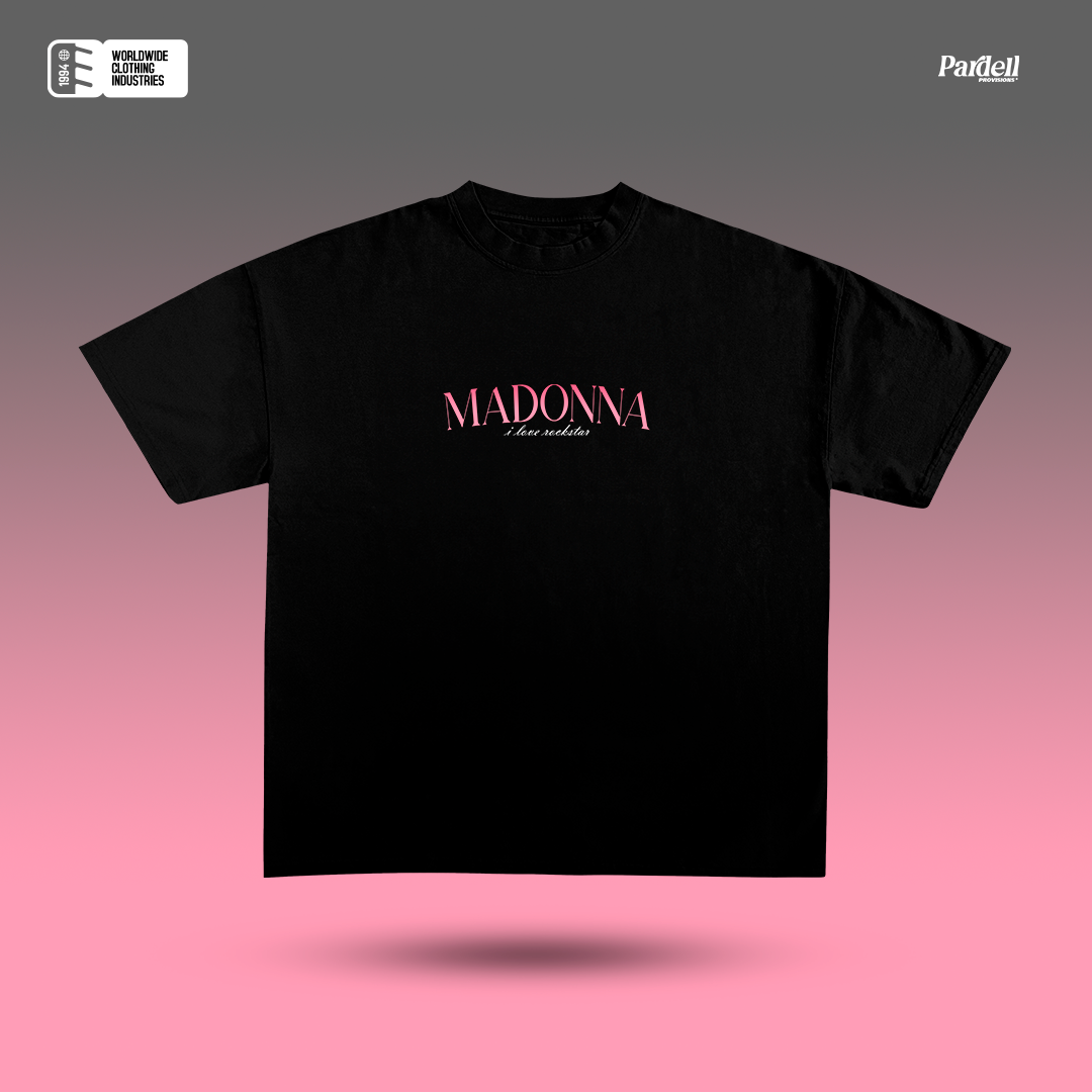 Madonna i love rockstar t-shirt design