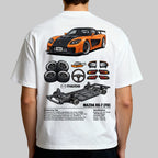 Digital artwork Mazda Rx-7 t-shirt design
