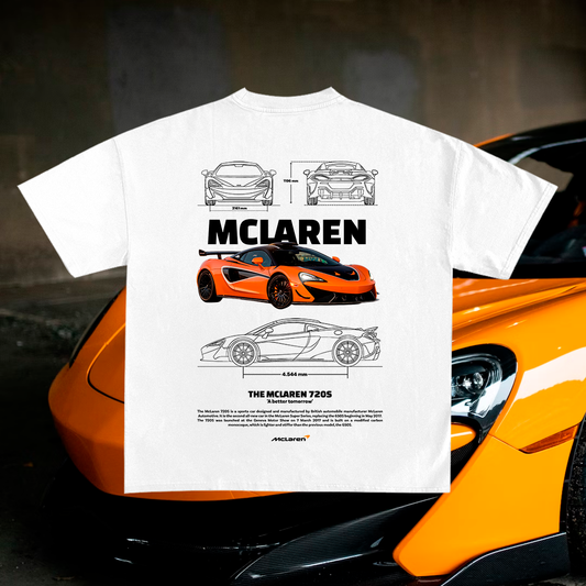 Mclaren 720s Orange t-shirt design
