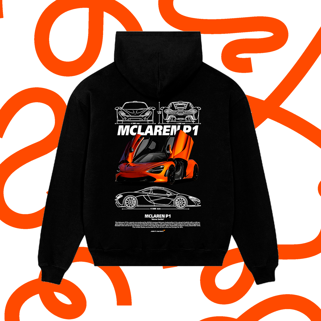 Mclaren P1 t-shirt design + Logo