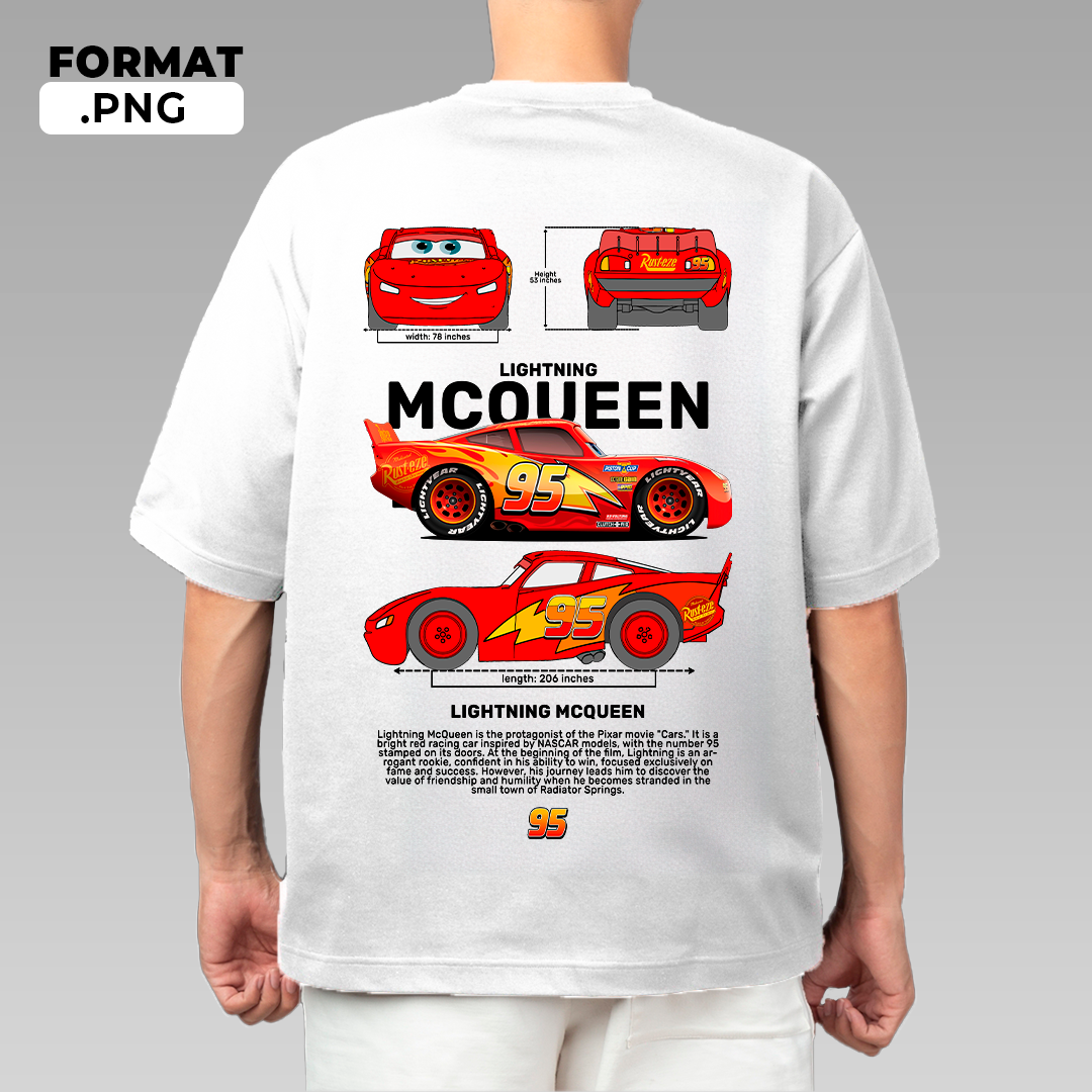 Lightning Mcqueen - T-shirt design