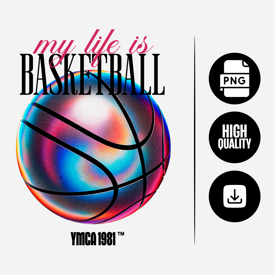 Illustration design basketball