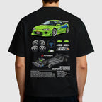 Digital artwork Mitsubishi Eclipse t-shirt design