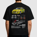 Digital artwork Mitsubishi Lancer t-shirt design