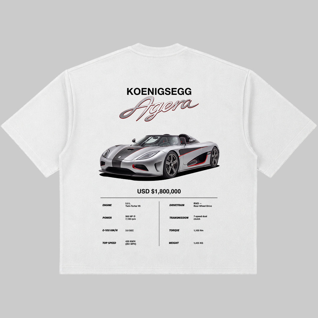 Digital File - Koenigsegg Agera t-shirt design
