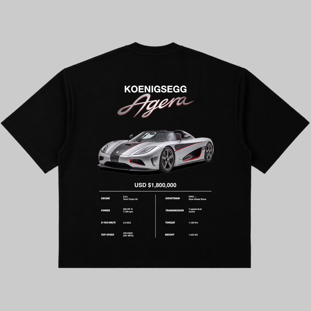 Digital File - Koenigsegg Agera t-shirt design
