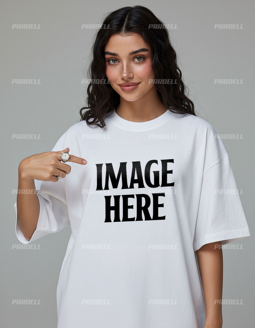 Model T-shirt Mockup PSD