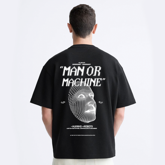 Man or Machine t-shirt design