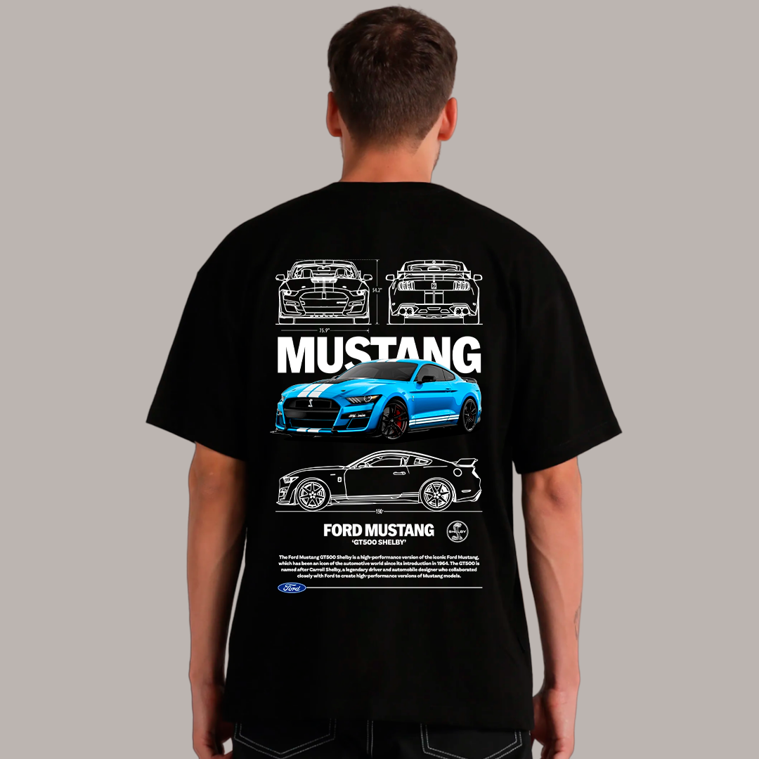 Mustang David Carey Inc. Chemise Shelby 350/500 GT Camp