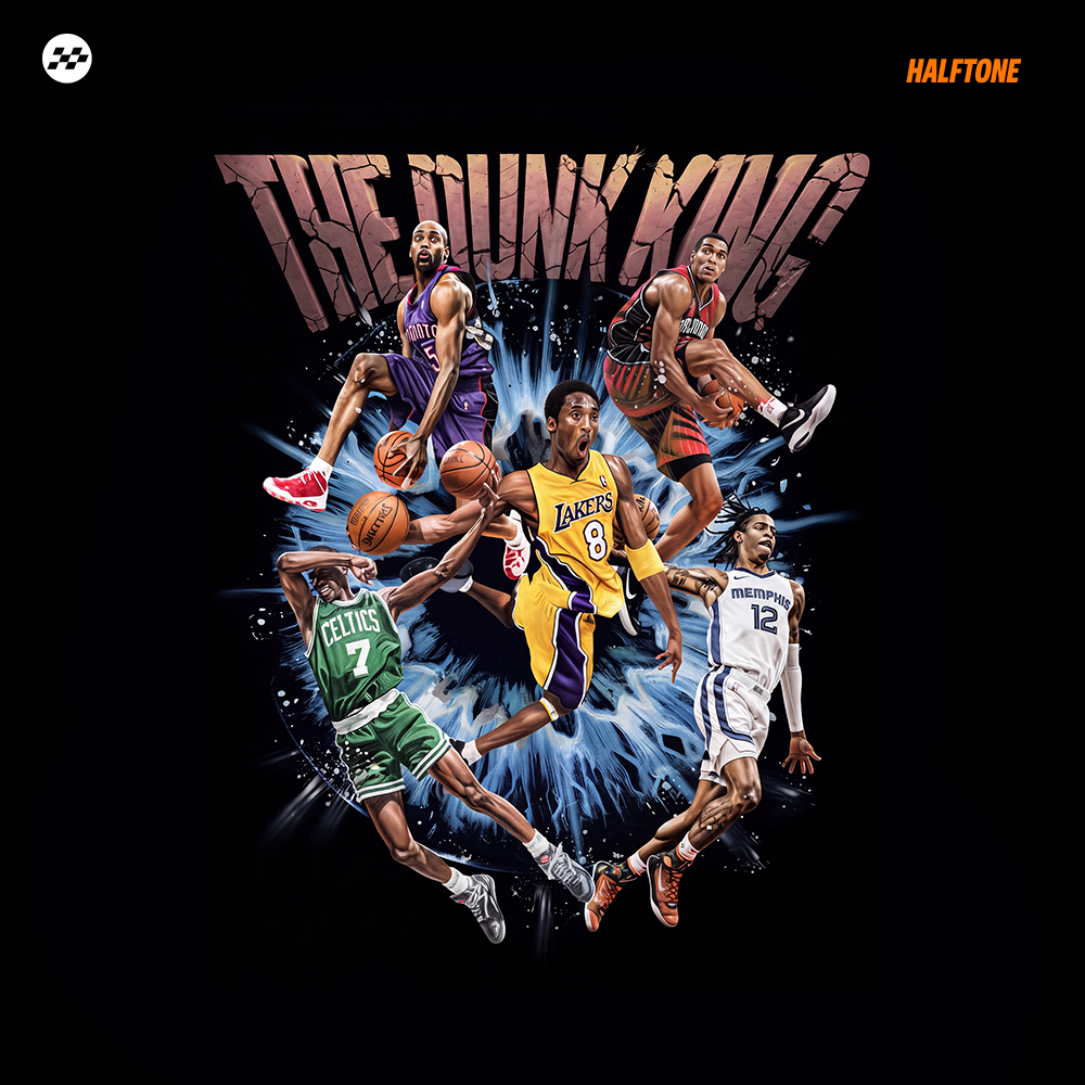Digital file The Dunk King tshirt design