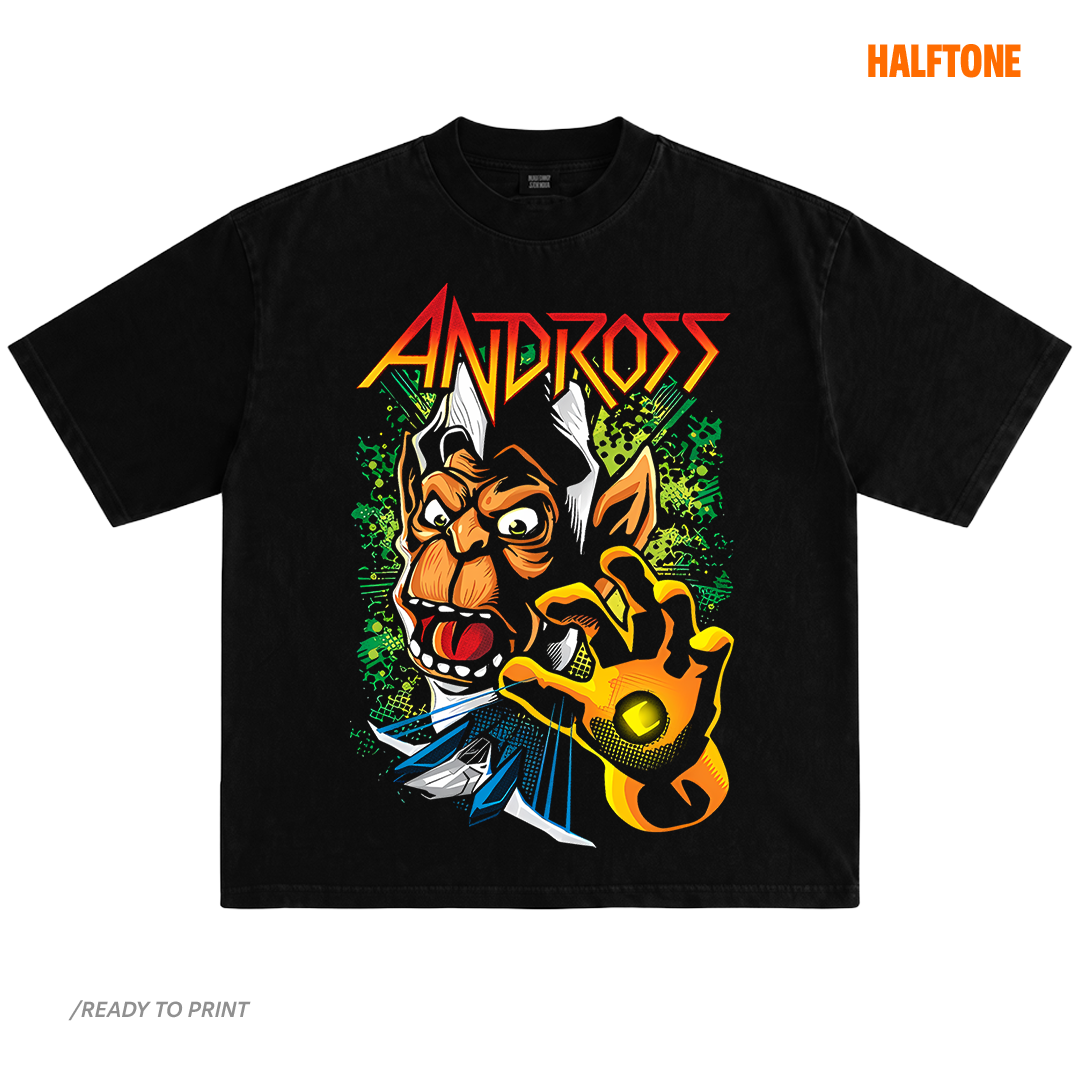 40 Digital Files - Heavy Metal Collection Pack tshirt design