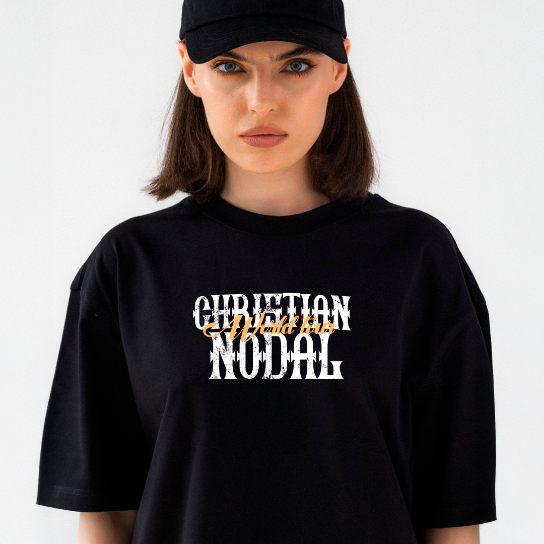 Christian Nodal World Tour - diseño para estampar