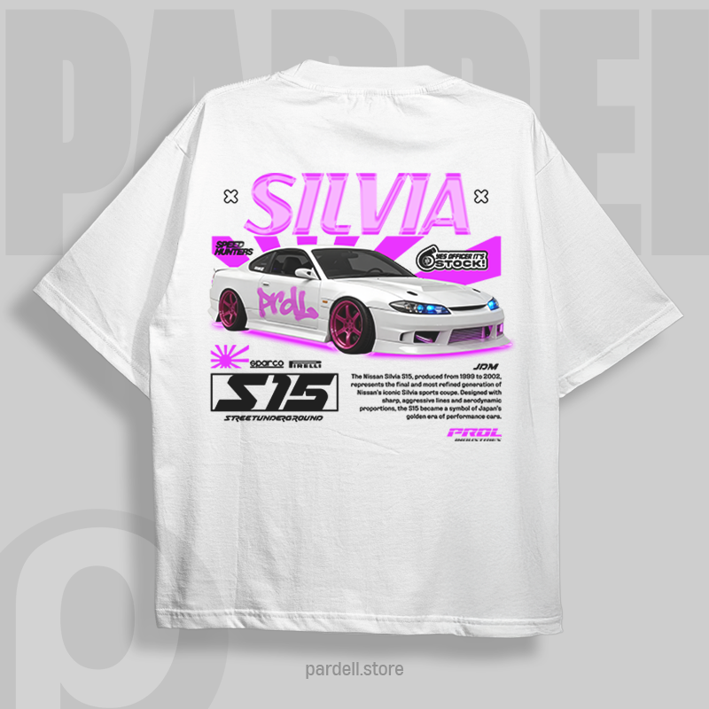 Template car JDM Silvia S15 t-shirt design