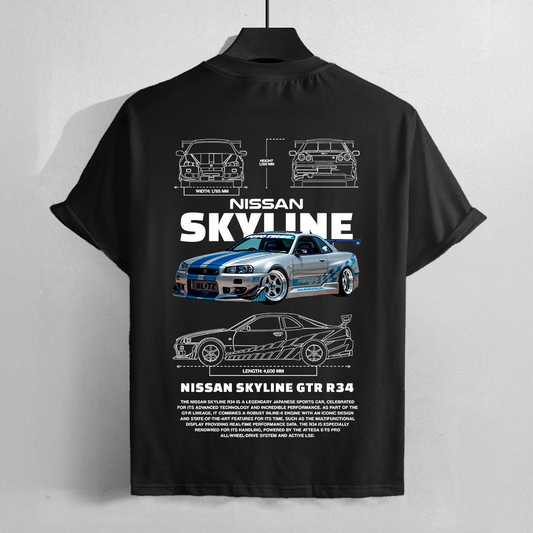 Car t-shirt design - R34