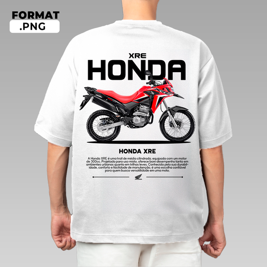 HONDA XRE - T-shirt design