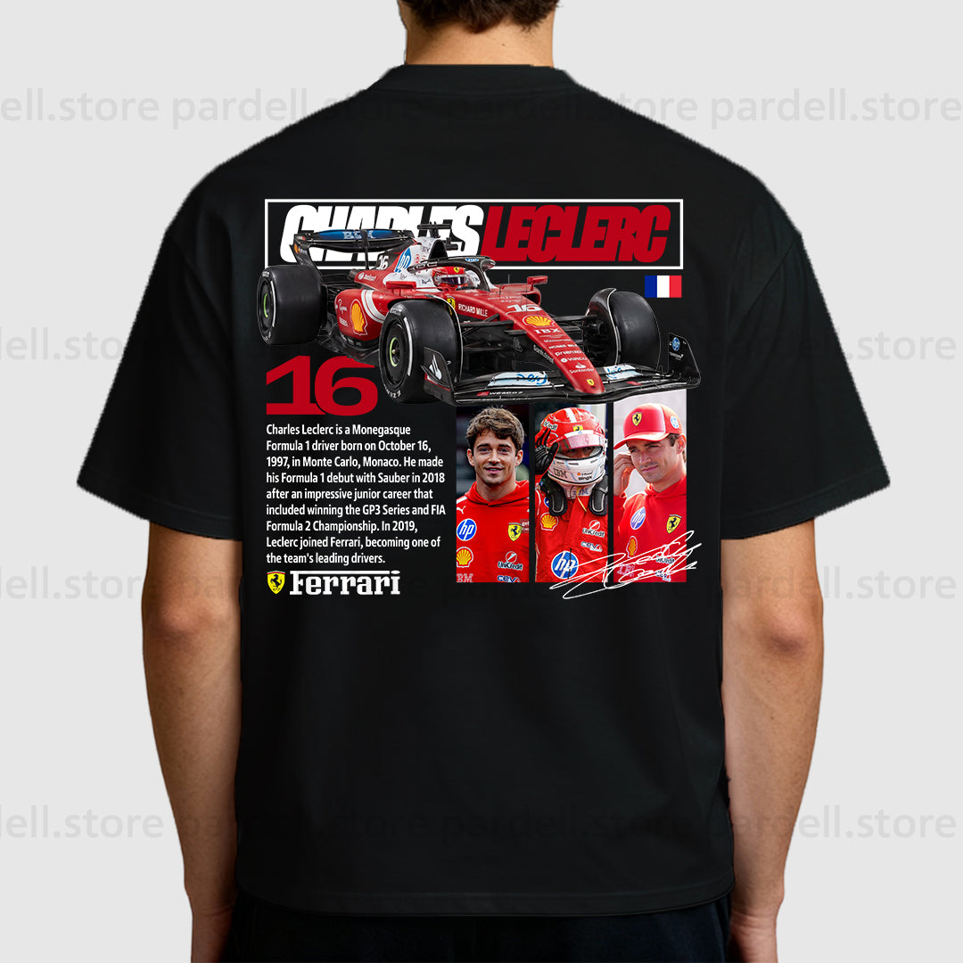 Digital file - Charles Leclerc 16 t-shirt design
