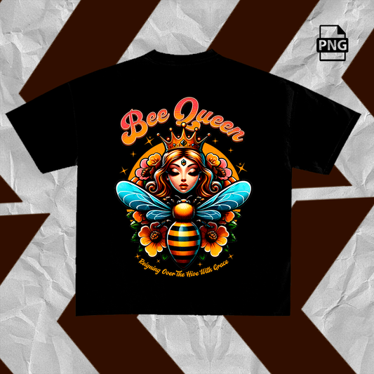 Bee Queen / PNG Design
