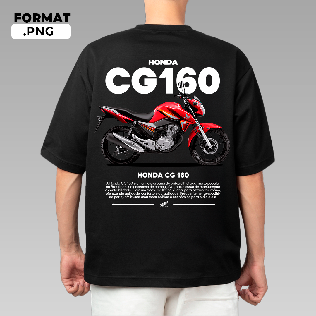 HONDA CG160 - T-shirt design