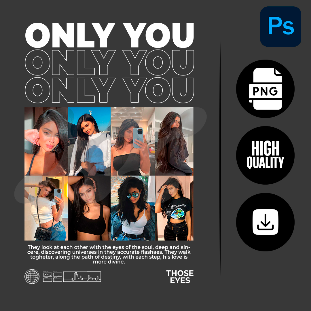 Only You - editable design