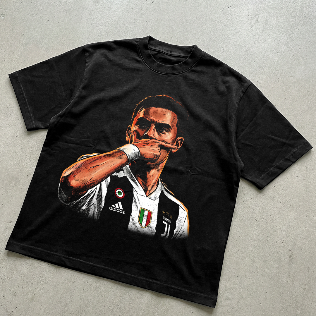 Graphic design Paulo Dybala Juventus t-shirt design