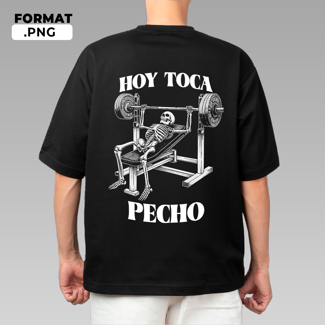 Hoy toca pecho -  T-shirt design