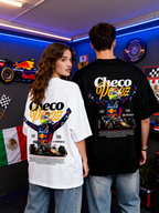 Checo's Driver in RB - t-shirt design png